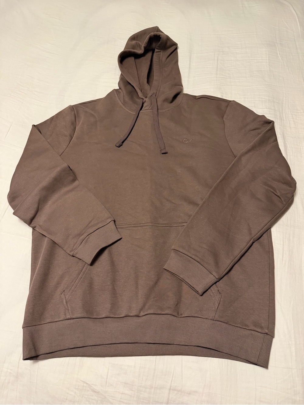 Calvin Klein Chocolate Brown Pullover Hoodie